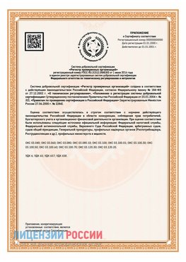 Приложение СТО 03.080.02033720.1-2020 (Образец) Глазов Сертификат СТО 03.080.02033720.1-2020